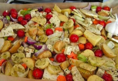 2. obrázek Pečená zelenina na plechu 2. obrázek Pečená zelenina na plechu