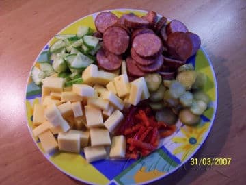 3. obrázek Tříbarevné jednohubky 3. obrázek Tříbarevné jednohubky