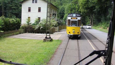 5. obrázek Kirnitzschtalbahn – historická tramvaj do národního parku, Bad Schandau, Německo 5. obrázek Kirnitzschtalbahn – historická tramvaj do národního parku, Bad Schandau, Německo