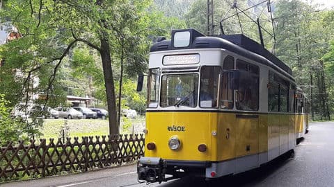 4. obrázek Kirnitzschtalbahn – historická tramvaj do národního parku, Bad Schandau, Německo 4. obrázek Kirnitzschtalbahn – historická tramvaj do národního parku, Bad Schandau, Německo
