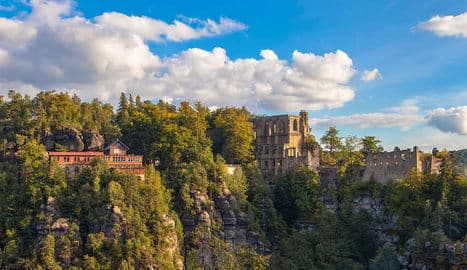 2. obrázek Hrad a klášter Oybin – Burg und Kloster Oybin, Žitavské hory, Německo 2. obrázek Hrad a klášter Oybin – Burg und Kloster Oybin, Žitavské hory, Německo