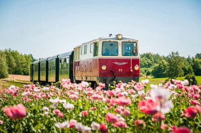 3. obrázek Waldviertelbahn – úzkokolejka z Gmündu, Rakousko 3. obrázek Waldviertelbahn – úzkokolejka z Gmündu, Rakousko
